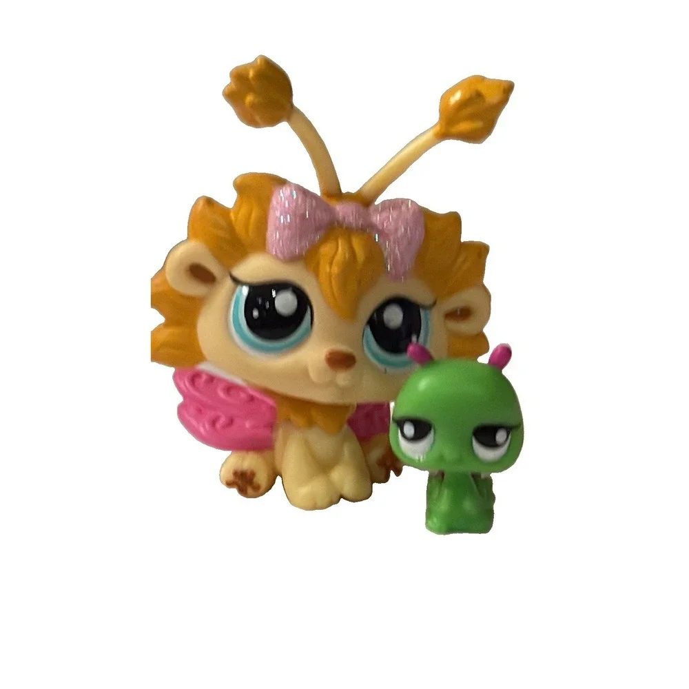 Littlest Pet Shop 2011 Fairies Glistening Garden #2608 #2609 Dandelion Inchworm